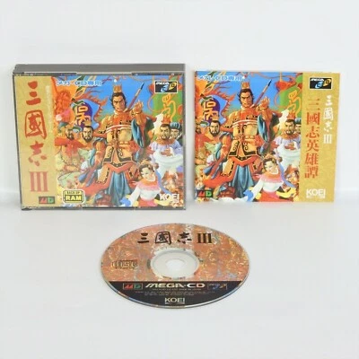 SANGOKUSHI 3 III Mega CD mcd - Image 1 of 2