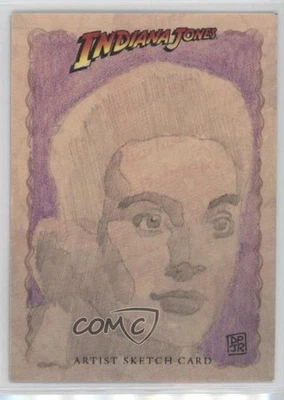 2008 Topps Indiana Jones Heritage 1/1 Don Pedicini Jr Auto Sketch rd6 - Image 1 of 3