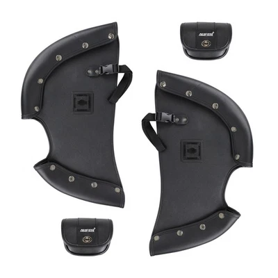 Cubierta protectora de motor suave baja chaps bolsa calentador de piernas para Indian Chief 2014-2023 Foto 1 de 4