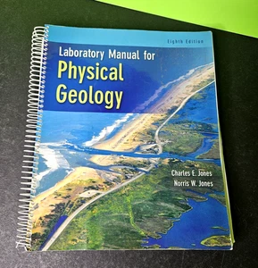 Laboratory Manual for PHYSICAL GEOLOGY, 8th Ed by Jones, 2012 McGraw Spiral PB - Picture 1 of 15