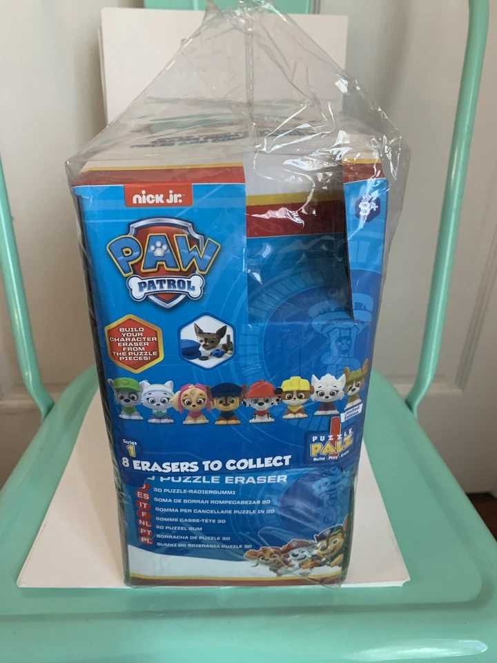 Nuevo sellado 2018 Paw Patrol caja ciega rompecabezas borradores y caja de exhibición serie 1 Foto 1 de 4
