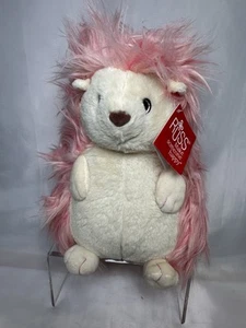 Russ Plush Hedgehog Pink 11" Stuffed Animal 2019 Fluffy Girl Toy Gift - Picture 1 of 11