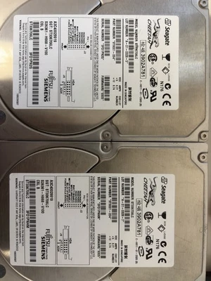 2X LOT ST336706LC Disque Dur 36.4Go USCSI Ultra SCSI 3.5" SEAGATE 10000RPM 10k - Photo 1/2