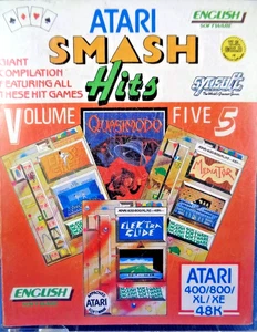 ATARI XL/XE -- ATARI SMASH HITS VOLUME FIVE (ENGLISH SOFTWARE) - Picture 1 of 2