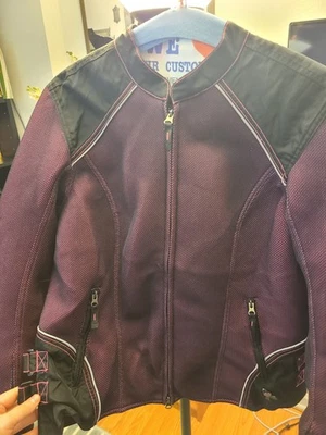 Harley Davidson Breast Cancer Size 1W Women’s Jacket Black Mesh Pink - Image 1 of 4