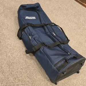 Mizuno blau schwarz große Traveler Golftasche Hülle Reisetasche mit Rollen - Bild 1 von 12