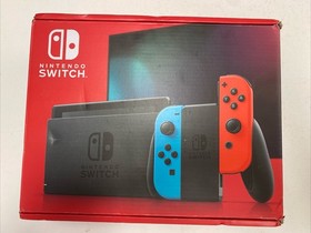 Nintendo Switch (JAP Version) Console Red/Black JoyCons US Plug *NEW See Box*