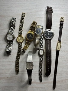 SEIKO JULES JURGENSON DAMEN KONVOLUT 8 VINTAGE UHREN ALLE LAUFEN MIT NEUEN BATTERIEN - Bild 1 von 17