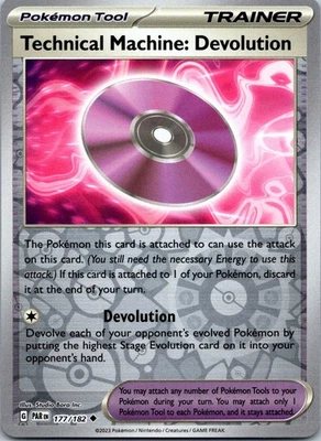 Technical Machine: Devolution Reverse Holo Uncommon SV04: Paradox Rift 177/182 N - Image 1 of 2