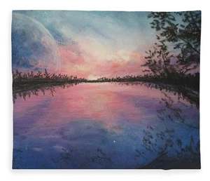 Planet Sunset - Blanket - Picture 1 of 6