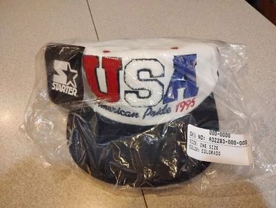 Starter EE. UU. Juegos Olímpicos Orgullo Americano 1996 Gorra Snapback Talla Única NUEVA NUEVA CON ETIQUETAS NUEVA EN PAQUETE Foto 1 de 4