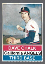 Dave Chalk California Angels 1976 Hostess Baseball Card #59 (SHORT PRINT)