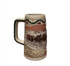 1996 Budweiser Holiday Stein CS273 Christmas beer mug American Homestead Vintage