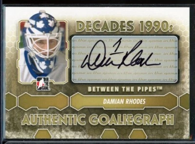 2012-13 Between The Pipes Autographs #ADR Damian Rhodes - Image 1 of 2