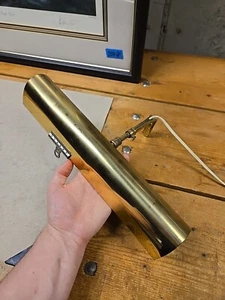 Mid Century Modern Wall Mount LAMP~Brushed Gold/Brass~Above Painting~Reading~14” - Picture 1 of 24