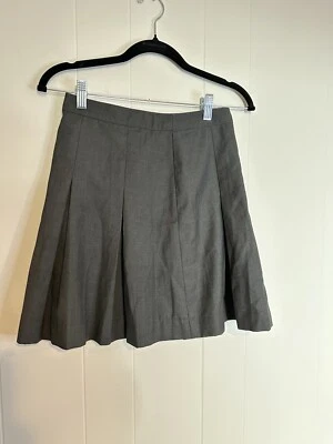 Новый с Ярлыками Tommy Hilfiger плиссированные юбки женщин 0 уголь с подкладкой молнии - Изображение 1 из 4