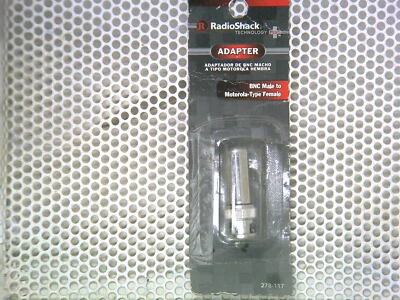 RadioShack 278-117 BNC Male To Motorola-Type Female Adapter - Image 1 of 2