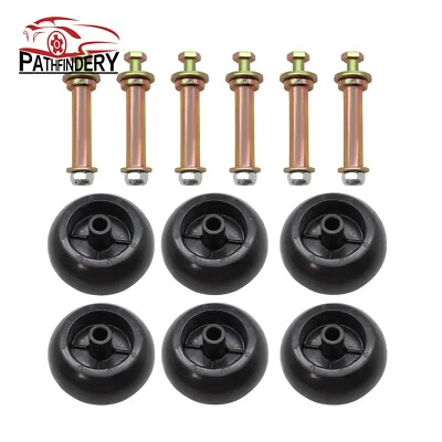 Kit para cortacésped Exmark 103-7263 109-2098 1-603299 paquete de 6 ruedas de cubierta anti cuero cabelludo Foto 1 de 4