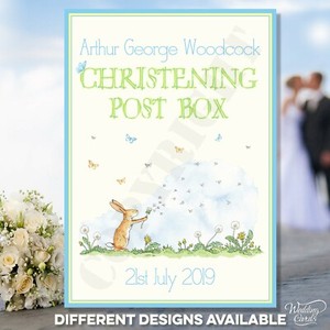 Guess How Much I Love You Christening Post Box Postbox Sweetie Welcome to Sign