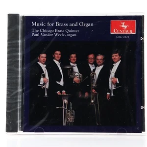 Music for Brass & Organ - The Chicago Brass Quintet, Paul Vander Weele CD SEALED - Picture 1 of 3