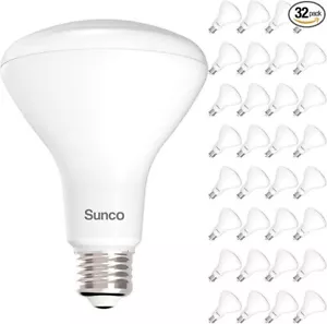 Sunco 32 Pack BR30 Light Bulbs LED, Recessed Can Light Bulbs, Indoor Flood Bu... - Picture 1 of 1