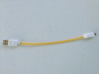 SHORT 8" HOT LED LIGHT-UP Data Sync Cable charger FOR Samsung galaxy s6 s7 note  - Image 1 of 4