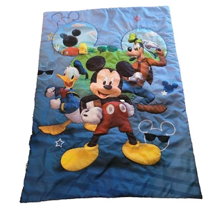 Disney Junior Mickey Toddler Crib Bedspread Comforter 42"x56" Donald Goofy - Picture 1 of 13