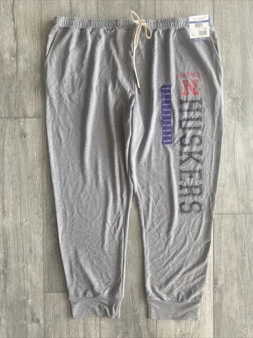 NCAA Nebraska Cornhuskers Sweatpant Mens  Joggers Casual Pants Huskers 2XL XXL Cover