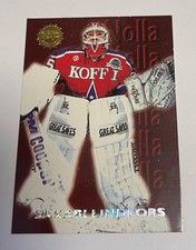 Sakari Lindfors Nolla Card Leaf Sisu 1993-94 Holo Text