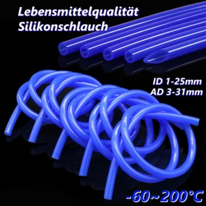 Blue silicone hose food law milk hose for coffee milk water - Picture 1 of 10