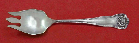 Newport Shell by Frank Smith Sterling Silver Cake Ice Cream Spork Custom 5 3/4" Cover