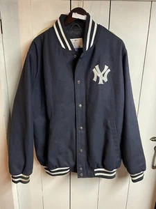 New York Yankees G-III Carl Banks MLB Varsity Wool Jacket XXL 2XL - Picture 1 of 3