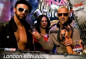Tarjeta de lucha libre TriStar TNA 2010 Xtreme #43 London Brawling - Imagen 1 de 2