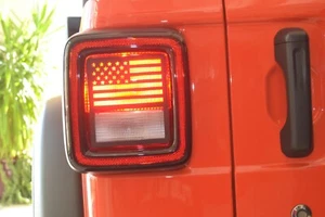 Protectores de luz de freno bandera de EE. UU. para Jeep Wrangler JL 2018-2019 Jeep Tweaks JT20B - Imagen 1 de 2