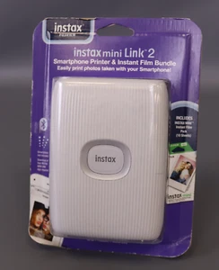 Fujifilm INSTAX Mini Link 2 Smartphone Printer Bundle with Instant Film - Picture 1 of 3