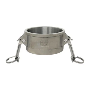 Stainless Steel 3" Cam and Groove Dust Cap, Type DC Fitting (CAM-30-DC-SS) - Picture 1 of 1