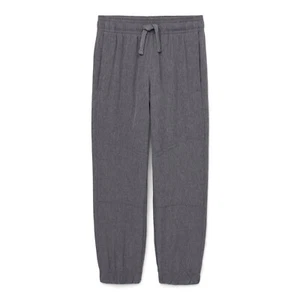 Athletic Works Active Woven Pants Boys 10-12 Soothing Gray Lightweight Stretch - Picture 1 of 3