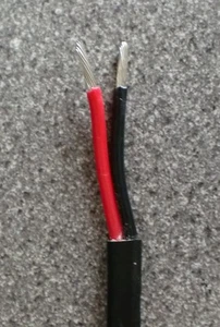 Two Core Marine TINNED Flat Cable 1.5 mm² per metre Wire 15/16 AWG Twin 2 - Picture 1 of 1
