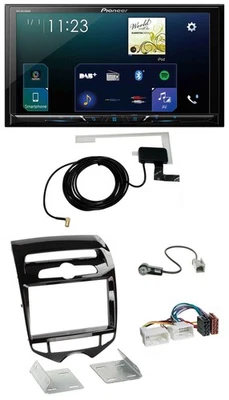 Pioneer 2DIN DAB USB MP3 Bluetooth Autoradio für Hyundai ix20 ab 10 autom. Klima - Bild 1 von 4