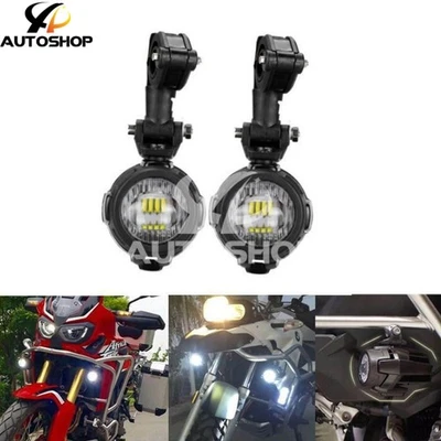 2PCS LED Fog Lamp Auxiliary Driving Light For BMW K1600 R1200GS R1100GS F700GS - Image 1 of 4