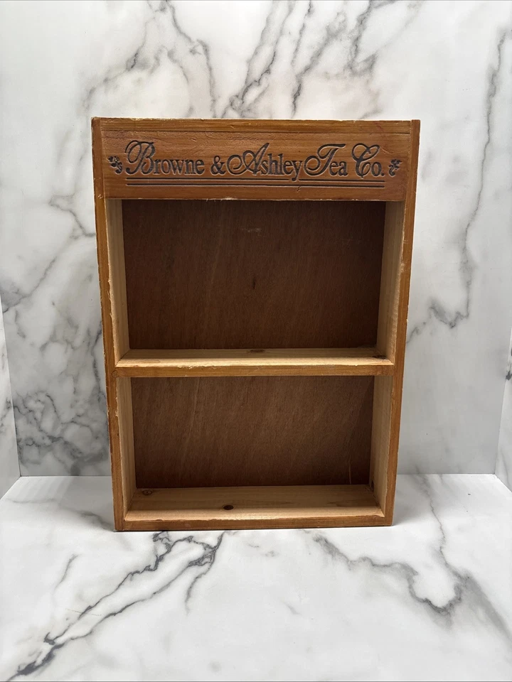 Browne & Ashley Tea Co. Knick Knack Trinket Seasoning Curio Shelf - Image 1 of 4