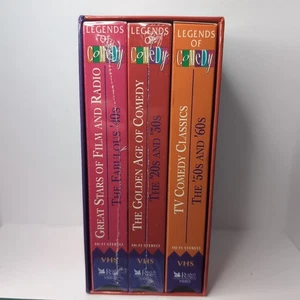 Readers Digest - Legends of Comedy - 3 Pack (VHS, 2001, 3-Tape Set, 2 NIB - Picture 1 of 2