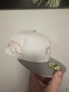 Peaches And Cream Chicago Cubs Hat 7 1/2 - Picture 1 of 3