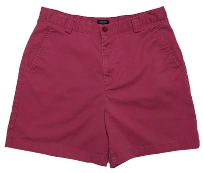 Dockers Women Size 10 High Rise Khakis For Women Shorts Mauve Stretch Pockets - Image 1 of 4