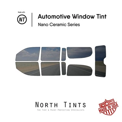 Película de tinte de ventana precortada nano cerámica vidrio para automóvil para Jeep Grand Wagoneer 2023-2025 Foto 1 de 4