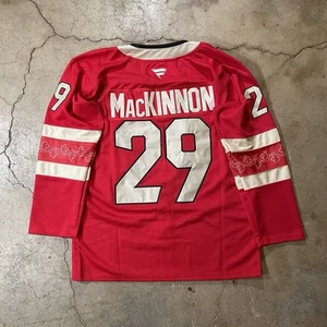 Nathan Mackinnon Canada 4 Nations Jersey Red 2025 - Size Medium(52) NWOT - Picture 1 of 7