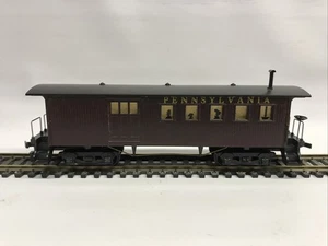 HO Mantua 718520 Pennsylvania Rail Road 1860 Combine Passenger Car - Picture 1 of 6