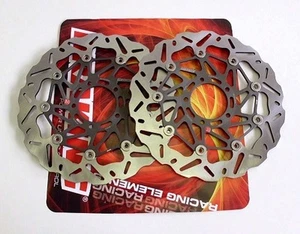 WK117 BRAKING COPPIA DISCHI FRENO ANTERIORE WAVE PER BMW HP4 2013 2014 - Imagen 1 de 1