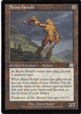 Brass Herald *Uncommon* Magic MtG x1 Apocalypse SP