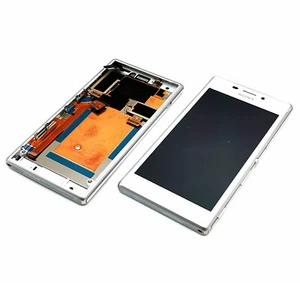 Original Sony Xperia M2 LCD Display Housing Screen Touch Frame Touchscreen White - Picture 1 of 1